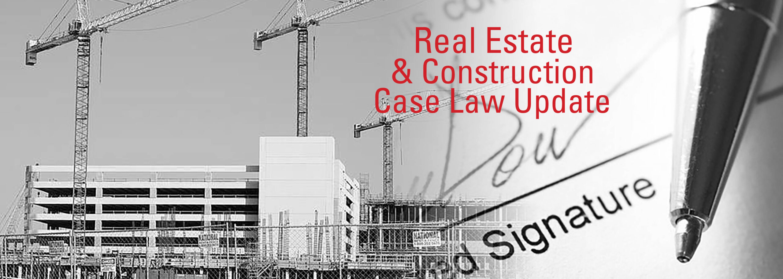Read more about the article Real Estate Case Law Update